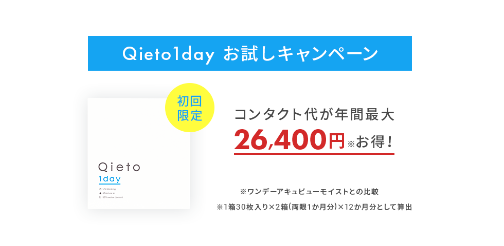 Qieto1dayお試しキャンペーン